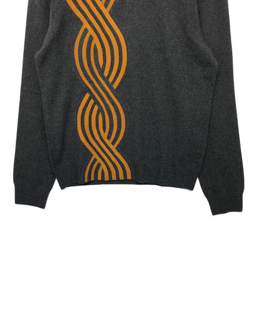HERMES（エルメス）HERMES (エルメス) 薄手ニット ブラック サイズ:Mの古着・服飾アイテム