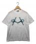 HERMES（エルメス）の古着「プリント刺繍tシャツ」｜ホワイト