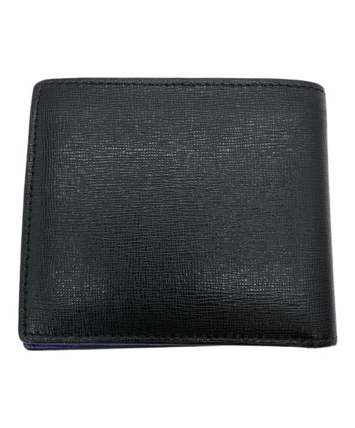 FENDI（フェンディ）FENDI (フェンディ) 2つ折り財布 ブルー×ブラックの古着・服飾アイテム