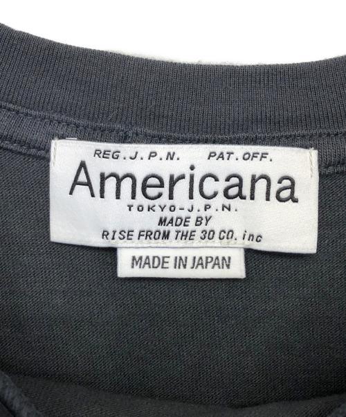 Americana（アメリカーナ）Americana (アメリカーナ) 半袖Tシャツ ブラック サイズ:FREEの古着・服飾アイテム