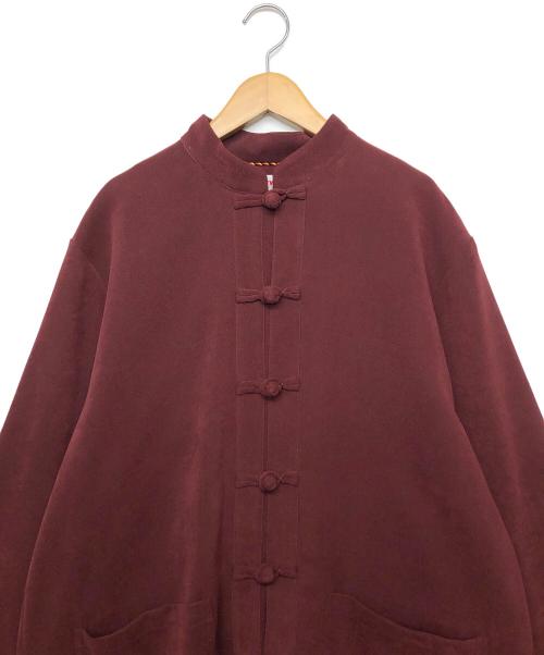 ARTWARP（ARTWARP）ARTWARP (ARTWARP) チャイナコート バーガンディー サイズ:２の古着・服飾アイテム