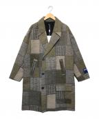 MODITECモディテック）の古着「ダブルコート」｜グリーン
