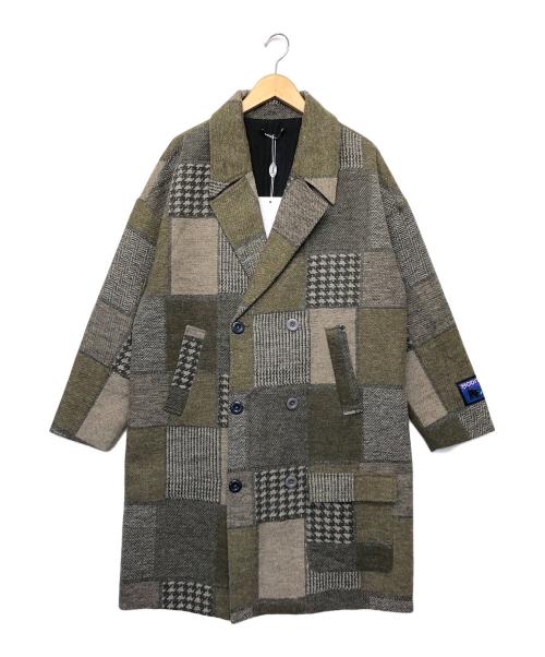 MODITEC（モディテック）MODITEC (モディテック) ダブルコート グリーン サイズ:Sの古着・服飾アイテム