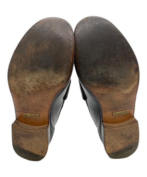 GUCCI（グッチ）GUCCI (グッチ) パンプス ブラック サイズ:40 1/2の古着・服飾アイテム