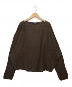 FRAMeWORKフレームワーク）の古着「アルパカ混ニット」｜ブラウン