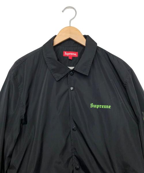 SUPREME（シュプリーム）Supreme (シュプリーム) H.R.GIGER (ハンス・リューディ・ギーガー) コーチジャケット 14AW ブラック サイズ:L　の古着・服飾アイテム