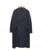 COMOLIコモリ）の古着「カシミヤ ダブルチェスターコート 23AW」｜ネイビー