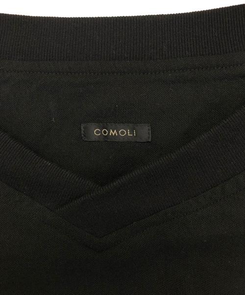 COMOLI（コモリ）COMOLI (コモリ) オックス プルオーバー　長袖カットソー　25SS ブラック サイズ:3の古着・服飾アイテム