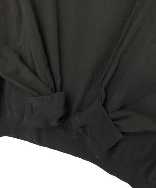 COMOLI（コモリ）COMOLI (コモリ) オックス プルオーバー　長袖カットソー　25SS ブラック サイズ:3の古着・服飾アイテム