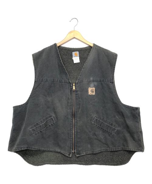 CarHartt（カーハート）CarHartt (カーハート) ダックボアベスト　USA製 グレー サイズ:FREEの古着・服飾アイテム