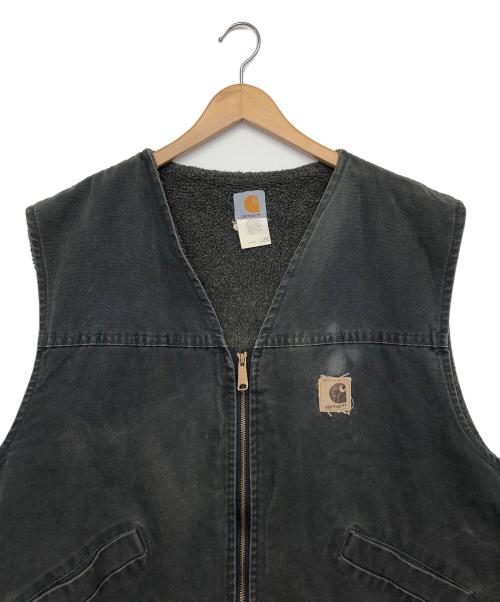 CarHartt（カーハート）CarHartt (カーハート) ダックボアベスト　USA製 グレー サイズ:FREEの古着・服飾アイテム