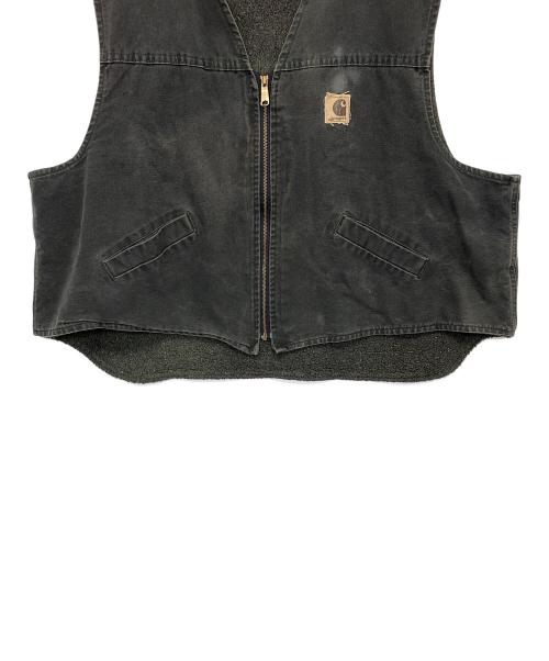 CarHartt（カーハート）CarHartt (カーハート) ダックボアベスト　USA製 グレー サイズ:FREEの古着・服飾アイテム