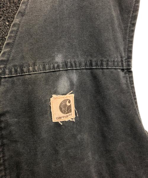 CarHartt（カーハート）CarHartt (カーハート) ダックボアベスト　USA製 グレー サイズ:FREEの古着・服飾アイテム