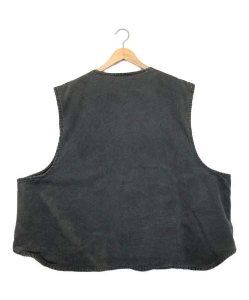 CarHartt（カーハート）CarHartt (カーハート) ダックボアベスト　USA製 グレー サイズ:FREEの古着・服飾アイテム