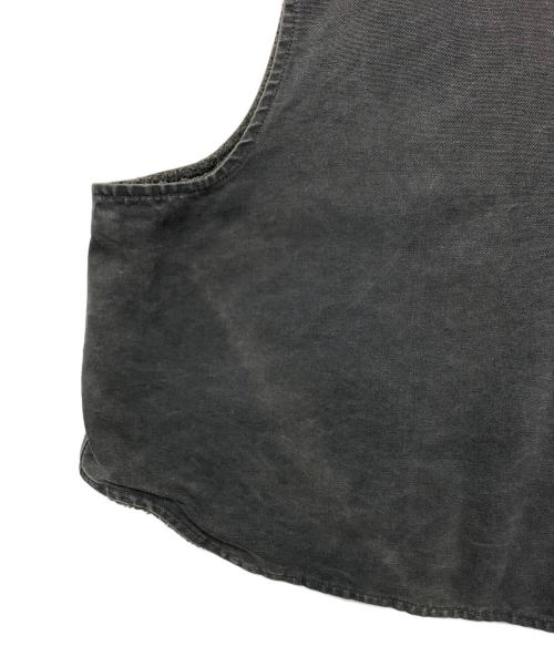 CarHartt（カーハート）CarHartt (カーハート) ダックボアベスト　USA製 グレー サイズ:FREEの古着・服飾アイテム