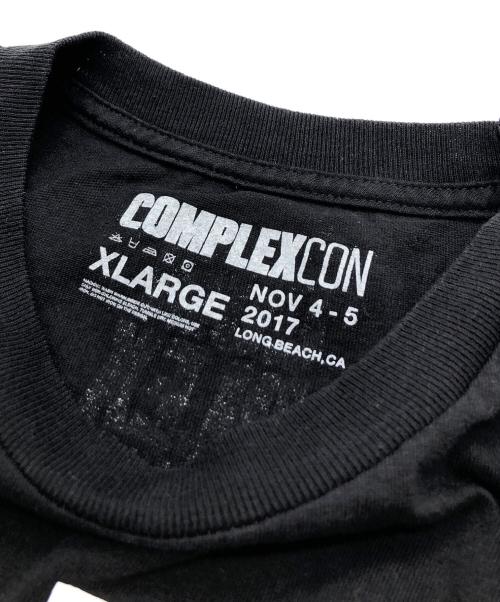 complexcon（コンプレックスコン）COMPLEXCON (コンプレックスコン) 半袖カットソー ブラック サイズ:XLの古着・服飾アイテム