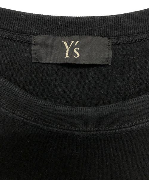 Y's（ワイズ）Y's (ワイズ) 半袖カットソー ブラック サイズ:４の古着・服飾アイテム
