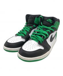 NIKE（ナイキ）の古着「Air Jordan 1 Retro High OG "Celtics/Black and Lucky Green" スニーカー」｜ホワイト×グリーン