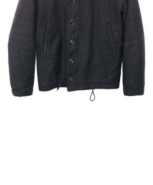 THE TENDERLOINS（テンダーロイン）THE TENDERLOINS (テンダーロイン) N-1デッキジャケット ネイビー×ブラック サイズ:38の古着・服飾アイテム