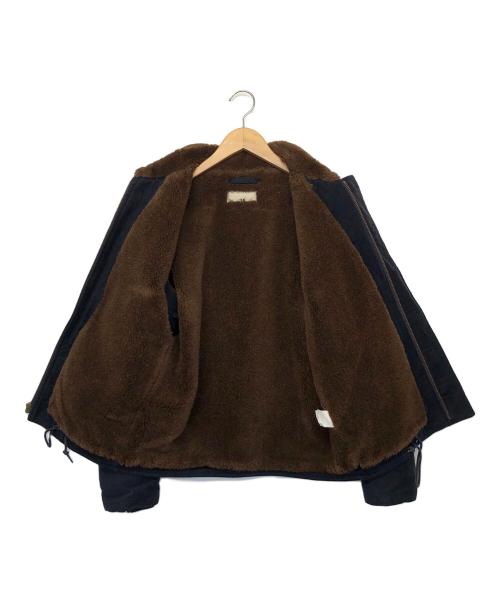 THE TENDERLOINS（テンダーロイン）THE TENDERLOINS (テンダーロイン) N-1デッキジャケット ネイビー×ブラック サイズ:38の古着・服飾アイテム