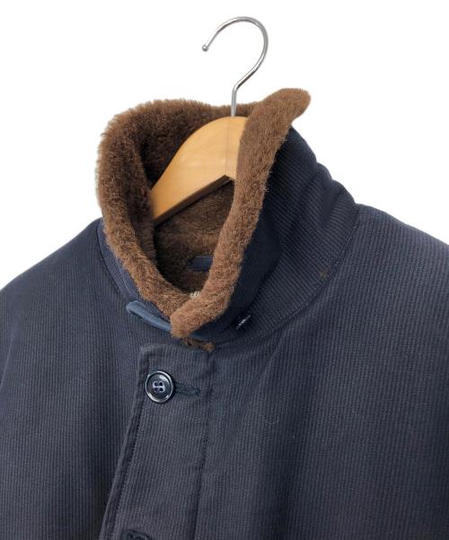 THE TENDERLOINS（テンダーロイン）THE TENDERLOINS (テンダーロイン) N-1デッキジャケット ネイビー×ブラック サイズ:38の古着・服飾アイテム