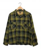 TENDERLOINSTENDERLOINS）の古着「長袖シャツ」｜グリーン