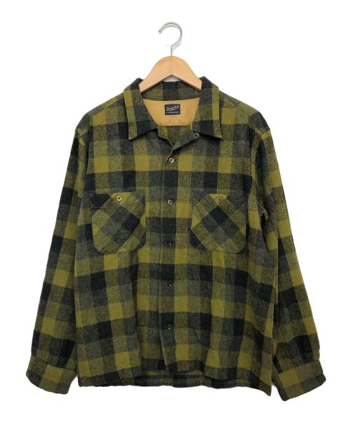 TENDERLOINS（TENDERLOINS）TENDERLOINS (TENDERLOINS) 長袖シャツ グリーン サイズ:Mの古着・服飾アイテム