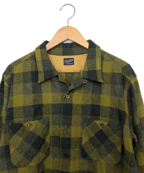 TENDERLOINS（TENDERLOINS）TENDERLOINS (TENDERLOINS) 長袖シャツ グリーン サイズ:Mの古着・服飾アイテム
