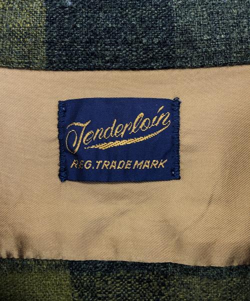 TENDERLOINS（TENDERLOINS）TENDERLOINS (TENDERLOINS) 長袖シャツ グリーン サイズ:Mの古着・服飾アイテム