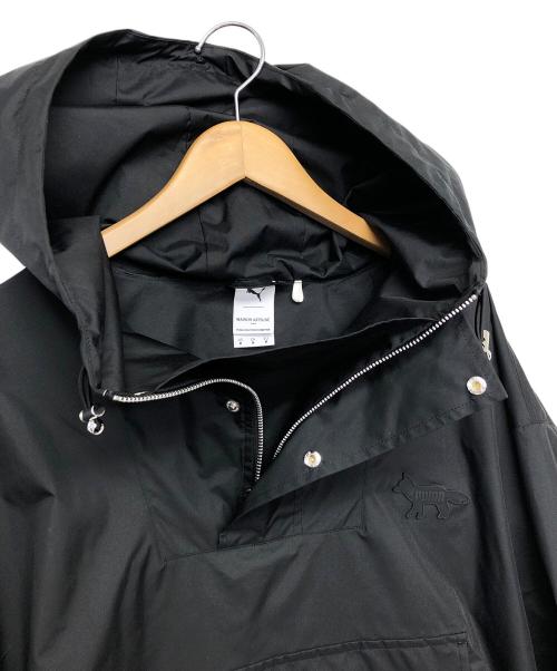 PUMA（プーマ）PUMA (プーマ) MAISON KITSUNE (メゾンキツネ) アノラックパーカー ブラック サイズ:Mの古着・服飾アイテム