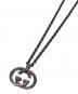 GUCCI (グッチ) インターロッキングG　シルバーネックレス：10000円