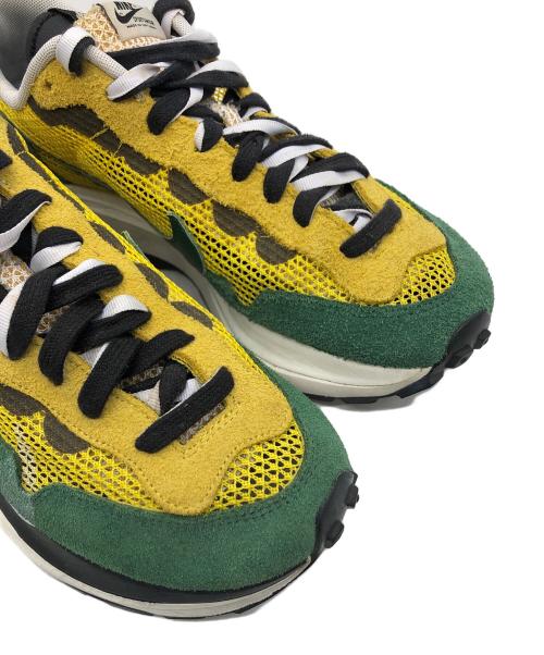 NIKE（ナイキ）NIKE (ナイキ) sacai (サカイ) VAPOR WAFFLE スニーカー グリーン×イエロー サイズ:28cmの古着・服飾アイテム