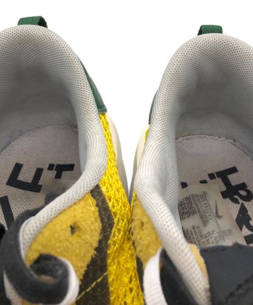 NIKE（ナイキ）NIKE (ナイキ) sacai (サカイ) VAPOR WAFFLE スニーカー グリーン×イエロー サイズ:28cmの古着・服飾アイテム