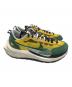 中古・古着 NIKE (ナイキ) sacai (サカイ) VAPOR WAFFLE スニーカー グリーン×イエロー サイズ:28cm：25000円