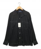 TOMORROW LANDトゥモローランド）の古着「長袖シャツ」｜ブラック