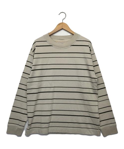 MHL（エムエイチエル）MHL (エムエイチエル) 長袖カットソー アイボリー サイズ:L 未使用品の古着・服飾アイテム