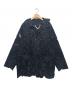 AMERI（アメリ）の古着「UND SCALLOPE EMBROIDERY OVERSIZE SHIRT」｜ブラック