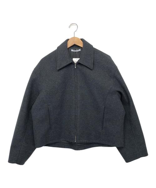 BEAUTY&YOUTH（ビューティーアンドユース）BEAUTY&YOUTH (ビューティーアンドユース) ウールライクショートブルゾン グレー サイズ:FREE 未使用品の古着・服飾アイテム