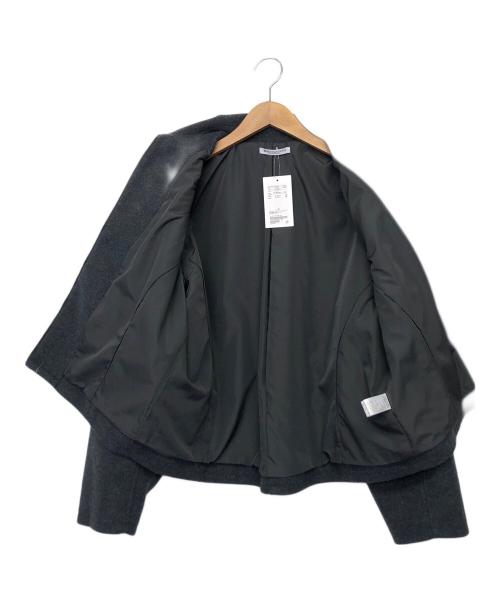 BEAUTY&YOUTH（ビューティーアンドユース）BEAUTY&YOUTH (ビューティーアンドユース) ウールライクショートブルゾン グレー サイズ:FREE 未使用品の古着・服飾アイテム