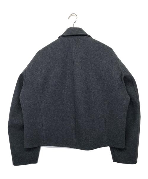BEAUTY&YOUTH（ビューティーアンドユース）BEAUTY&YOUTH (ビューティーアンドユース) ウールライクショートブルゾン グレー サイズ:FREE 未使用品の古着・服飾アイテム