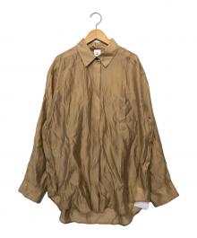 6(ROKU) BEAUTY&YOUTH（ロク ビューティーアンドユース）の古着「CEL/PL スケシャツ　長袖シャツ」｜ベージュ