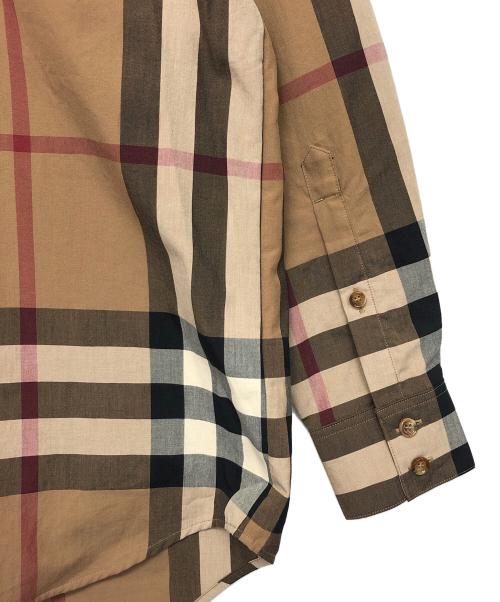 BURBERRY LONDON（バーバリーロンドン）BURBERRY LONDON (バーバリーロンドン) 長袖シャツ ブラウン サイズ:US 4の古着・服飾アイテム
