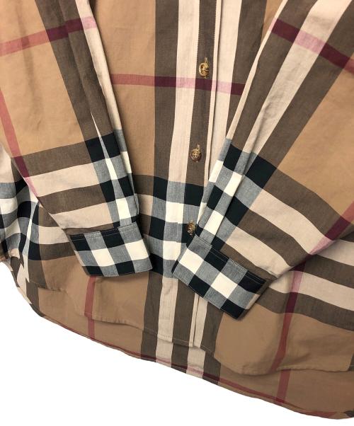 BURBERRY LONDON（バーバリーロンドン）BURBERRY LONDON (バーバリーロンドン) 長袖シャツ ブラウン サイズ:US 4の古着・服飾アイテム
