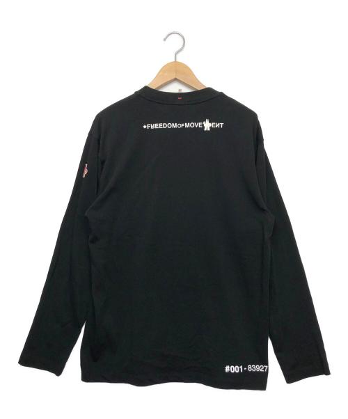 MONCLER GRENOBLE（モンクレール グルノーブル）MONCLER GRENOBLE (モンクレール グルノーブル) ロングスリーブカットソー ブラック サイズ:Mの古着・服飾アイテム