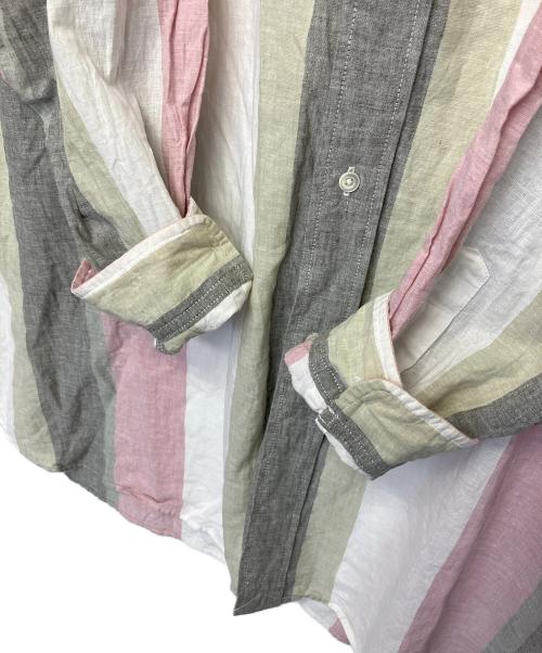 sillage（シアージ）sillage (シアージ) リネン　長袖シャツ ピンク サイズ:FREEの古着・服飾アイテム