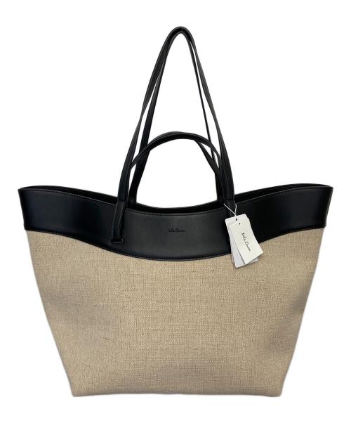 Mila Owen（ミラオーウェン）Mila Owen (ミラオーウェン) トートバッグ ベージュ×ブラック 未使用品の古着・服飾アイテム