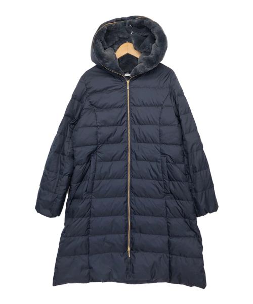KEYUCA（ケユカ）KEYUCA (ケユカ) ファー付ダウンコート ネイビー サイズ:FREEの古着・服飾アイテム