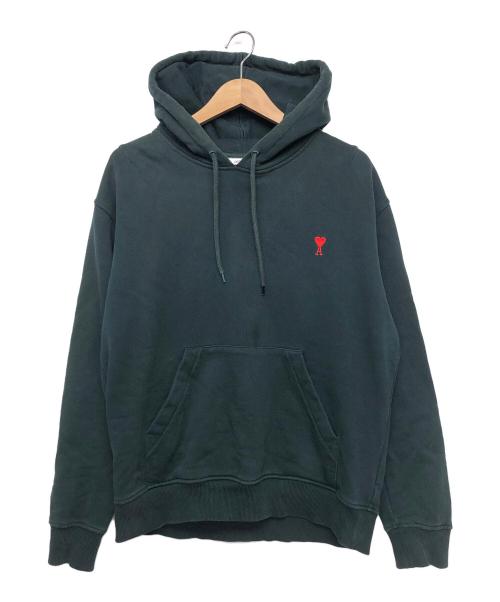 AMI Alexandre Mattiussi（アミアレクサンドルマテュッシ）AMI Alexandre Mattiussi (アミアレクサンドルマテュッシ) プルオーバーパーカー グリーン サイズ:Lの古着・服飾アイテム