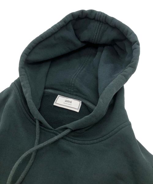 AMI Alexandre Mattiussi（アミアレクサンドルマテュッシ）AMI Alexandre Mattiussi (アミアレクサンドルマテュッシ) プルオーバーパーカー グリーン サイズ:Lの古着・服飾アイテム