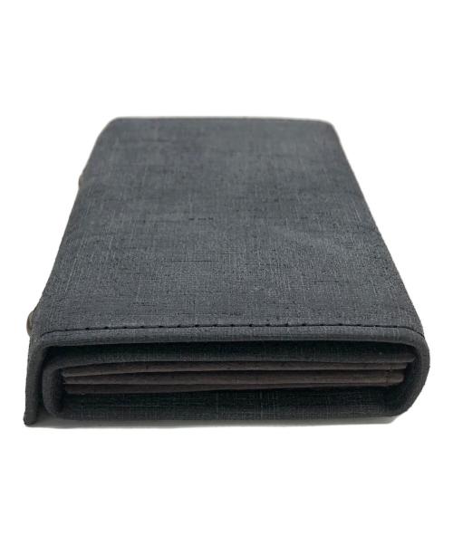 M+(エムピウ)（エムピウ）m+(エムピウ) (エムピウ) 3つ折り財布 グレーの古着・服飾アイテム